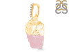 Rose Quartz Raw Crystal Pendant RSQ-RCYP-2