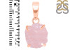 Rose Quartz Raw Crystal Pendant RSQ-RCYP-3