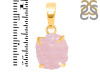 Rose Quartz Raw Crystal Pendant RSQ-RCYP-3