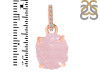 Rose Quartz Raw Crystal Pendant RSQ-RCYP-4