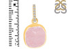 Rose Quartz Raw Crystal Pendant RSQ-RCYP-6