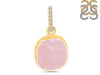 Rose Quartz Raw Crystal Pendant RSQ-RCYP-6