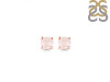 Rose Quartz Stud Earring RSQ-RDE-1321.