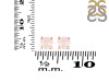 Rose Quartz Stud Earring RSQ-RDE-1321.