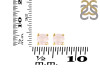Rose Quartz Stud Earring RSQ-RDE-1321.