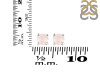 Rose Quartz Stud Earring RSQ-RDE-1321.