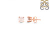 Rose Quartz Stud Earring RSQ-RDE-1321.