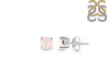 Rose Quartz Stud Earring RSQ-RDE-1321.