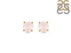 Rose Quartz Stud Earring RSQ-RDE-1353.
