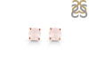 Rose Quartz Stud Earring RSQ-RDE-1435.