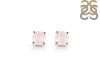 Rose Quartz Stud Earring RSQ-RDE-1435.