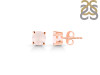 Rose Quartz Stud Earring RSQ-RDE-1435.