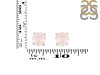 Rose Quartz Stud Earring RSQ-RDE-1436.