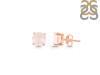 Rose Quartz Stud Earring RSQ-RDE-1436.