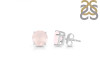 Rose Quartz Stud Earring RSQ-RDE-1437.