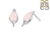 Rose Quartz Stud Earring RSQ-RDE-26.