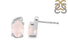 Rose Quartz Stud Earring RSQ-RDE-28.