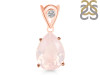 Rose Quartz Pendant RSQ-RDP-481-V-LOOP.