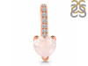 Rose Quartz & White Topaz Pendant RSQ-RDP-540.