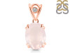 Rose Quartz Pendant RSQ-RDP-745-V-LOOP.