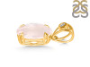 Rose Quartz Pendant RSQ-RDP-745-V-LOOP.