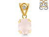 Rose Quartz Pendant RSQ-RDP-749-V-LOOP.