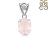 Rose Quartz Pendant RSQ-RDP-749-V-LOOP.