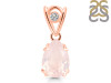 Rose Quartz Pendant RSQ-RDP-752-V-LOOP.