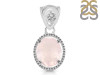Rose Quartz Pendant RSQ-RDP-755-V-LOOP.
