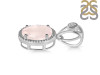 Rose Quartz Pendant RSQ-RDP-755-V-LOOP.