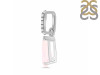 Rose Quartz & White Topaz Pendant RSQ-RDP-757-CZ.