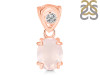 Rose Quartz Pendant RSQ-RDP-762-V-LOOP.
