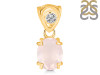 Rose Quartz Pendant RSQ-RDP-762-V-LOOP.