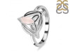 Rose Quartz Triquetra Ring RSQ-RDR-2166.