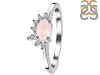 Rose Quartz & White Topaz Ring RSQ-RDR-2418.