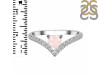 Rose Quartz & White Topaz Ring RSQ-RDR-2749.
