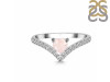 Rose Quartz & White Topaz Ring RSQ-RDR-2749.