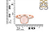 Rose Quartz & White Topaz Ring RSQ-RDR-3119.