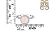 Rose Quartz & White Topaz Ring RSQ-RDR-3119.