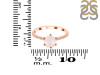 Rose Quartz & White Topaz Ring RSQ-RDR-3140.