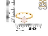 Rose Quartz & White Topaz Ring RSQ-RDR-3140.