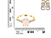Rose Quartz & White Topaz Ring RSQ-RDR-3148.