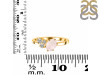 Rose Quartz & White Topaz Ring RSQ-RDR-3153.