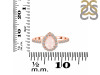 Rose Quartz & White Topaz Ring RSQ-RDR-3161.