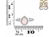 Rose Quartz & White Topaz Ring RSQ-RDR-3161.