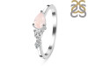 Rose Quartz  & White Topaz Ring RSQ-RDR-3238.