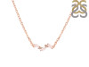 Rose Quartz & White Topaz Necklace RSQ-RDN-460.