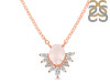 Rose Quartz & White Topaz Necklace RSQ-RN-72.