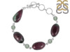 Ruby Zoisite/Green Amethyst Bracelet-BSL RZS-11-2
