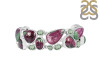 Ruby Zoisite/Green Amethyst Bracelet-BJ RZS-11-5